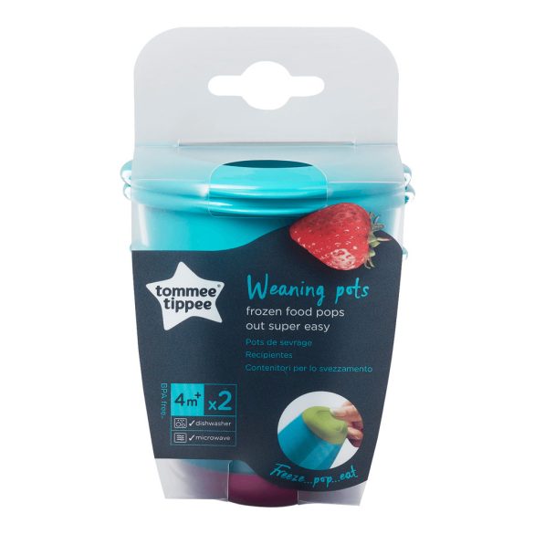 Tommee Tippee nádobky na jedlo s mäkkým dnom 2ks