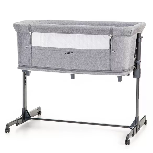 Espiro Cloud 2in1 postieľka k posteli - 07 Grey Center