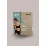 Carriwell Bezšvová dojčiaca Push Up podprsenka z organickej bavlny M čierna