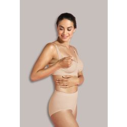   Carriwell Bezšvová podprsenka na dojčenie s gélovou kosticou L telová farba