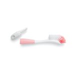 Nuvita 2v1 kefa na čistenie detských fliaš - cool pink - 1486