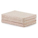 Chipolino Skladací matrac 60x120 - White/Beige Stars 