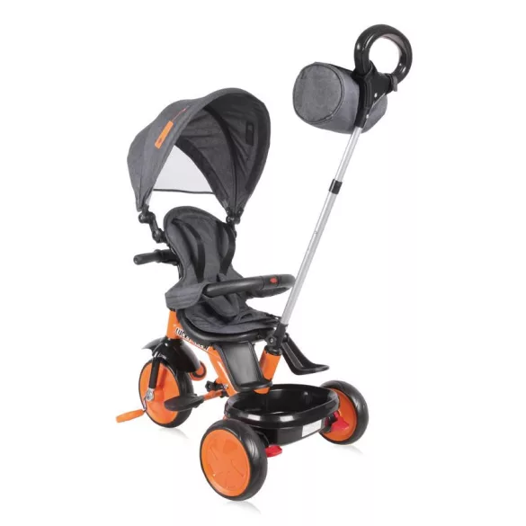 Trojkolesový bicykel Lorelli Lucky Crew – Black&Orange