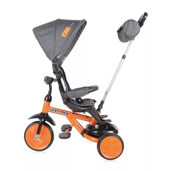 Trojkolesový bicykel Lorelli Lucky Crew – Black&Orange