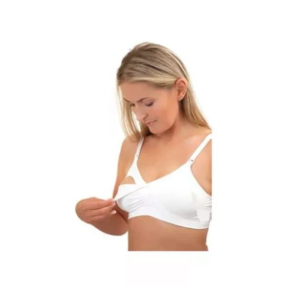 BabyOno podprsenka pre tehotné a dojčiace ženy biela E80-85 506/10