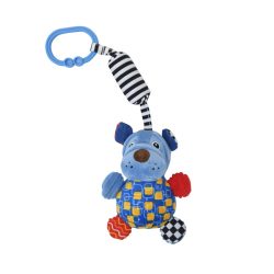   Lorelli Toys Campanula plyšová hračka do kočíka - modrý psík