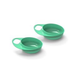 Nuvita EasyEating miska 2ks - cool green - 8431