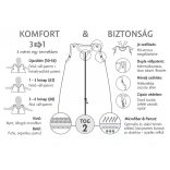 Kenguru Detský spací vak lemovaný oriešková farba Sova veľ 0-6 mes
