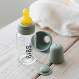 BIBS Baby Bottle sklenená fľaša 110ml Sage