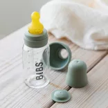 BIBS Baby Bottle sklenená fľaša 110ml Sage