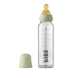 BIBS Baby Bottle sklenená fľaša 225 ml Sage