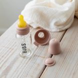 BIBS Baby Bottle sklenená fľaša 110ml Blush