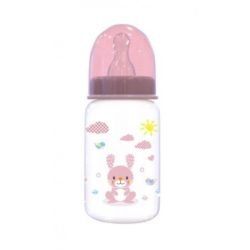Baby Care Simple dojčenská fľaša 125 ml - pink