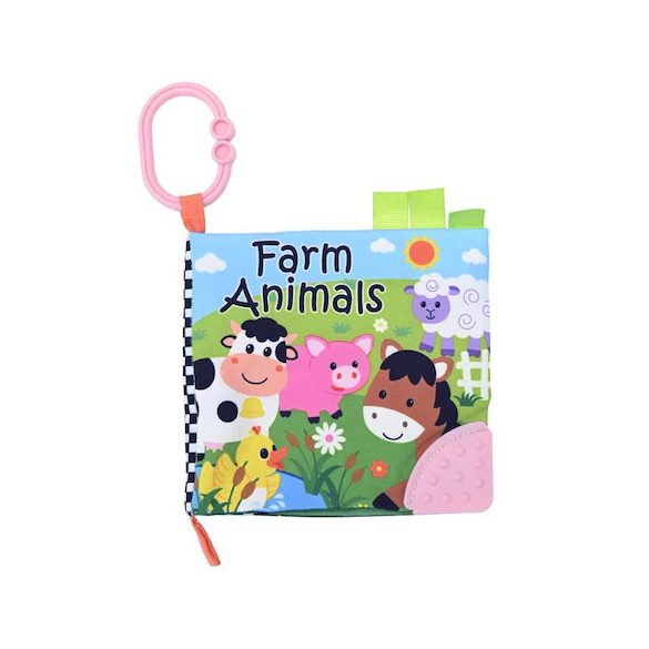 Lorelli Toys knižka na rozvíjanie schopností - Farma