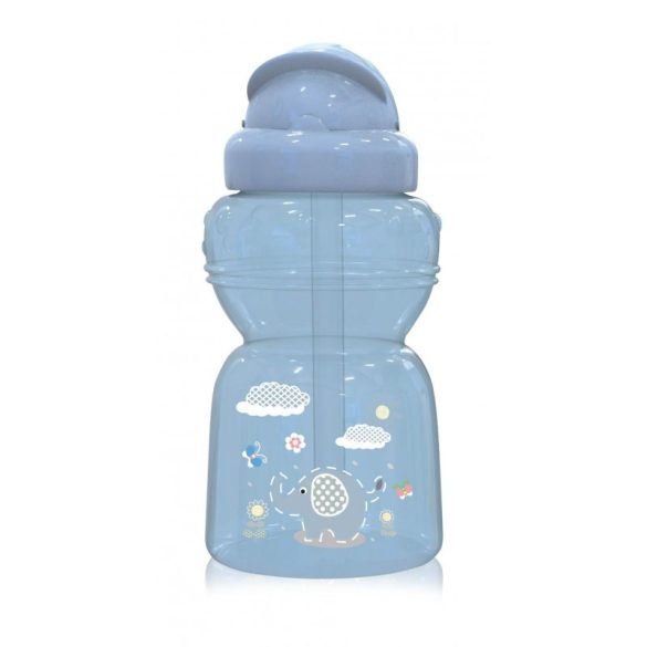 Baby Care Mini športová fľaša so slamkou 200ml - Moonlight Blue