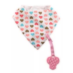 Baby Care slintáčik s odopínacím hryzátkom - Dievča