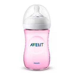 Avent SCF034/17 Natural dojčenská fľaša 260 ml Pink