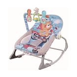 Chipolino Baby Spa vibrajúce a hrajúce lehátko do 9 kg Blue