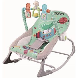   Chipolino Baby Spa vibrajúce a hrajúce lehátko do 9 kg Green