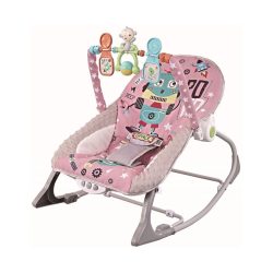  Chipolino Baby Spa vibrajúce a hrajúce lehátko do 9 kg Pink