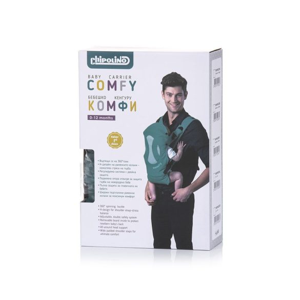 Chipolino Comfy klokanka Black Pink