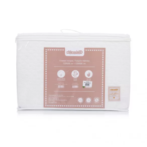 Chipolino Skladací matrac 60x120 Aloe Vera