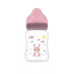 Baby Care širokohrdlá fľaša 250ml Blush Pink