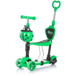 Chipolino Kiddy Evo kolobežka s rukoväťou Lime