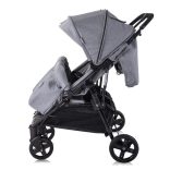 Lorelli Duo športový kočík pre dvojičky Cool Grey