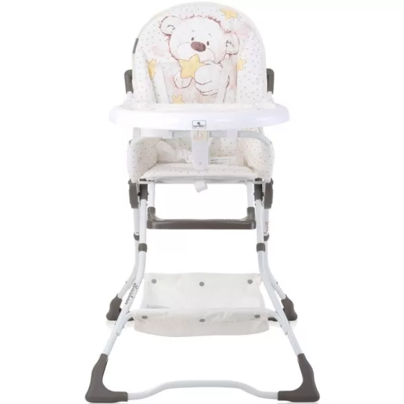 Lorelli Bonbon jedálenská stolička White Teddy Bear