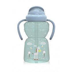 Baby Care športová fľaša so slamkou 325ml - Mint green