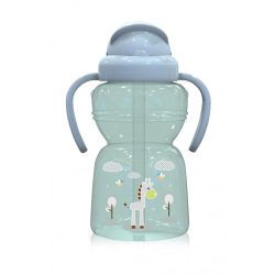 Baby Care športová fľaša so slamkou 325ml - Mint green