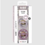 BIBS Liberty Colour cumlík 2ks Capel Latex Size 2 Fossil Grey / Mauve