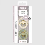 BIBS Liberty Colour cumlík 2ks Eloise Latex Size 2 Ivory / Sage
