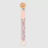 BIBS Liberty klip na cumlík Eloise Blush