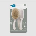 Nuvita hrebeň a kefka - Sage green - 1137