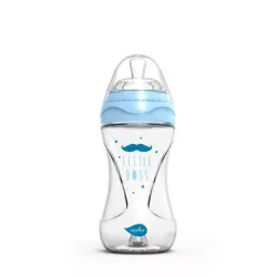   Nuvita Collection sklenená dojčenská fľaša 240ml - blue - 6033