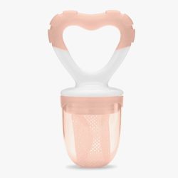 Nuvita sieťka na kŕmenie a hryzátko - pink- 1417