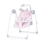 Chipolino Nux elektrická hojdačka do 9 kg - Blush