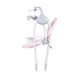 Chipolino Nux elektrická hojdačka do 9 kg - Blush