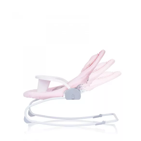 Chipolino Nux elektrická hojdačka do 9 kg - Blush