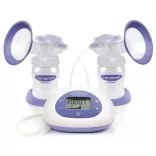 Lansinoh 2 v 1 elektrická dvojitá odsávačka mlieka + sada 2 ks 160 ml fľašiek