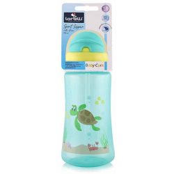 Baby Care Ocean športová fľaša so slamkou 330 ml - green