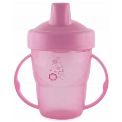 Baby Care hrnček 210ml vysoký - pink