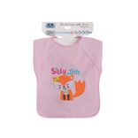Baby Care vyšívaný podbradník s dlhým rukávom - Girl
