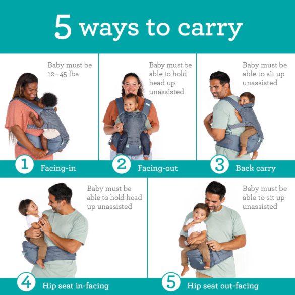 Infantino Hip Rider Plus 5in1 nosič
