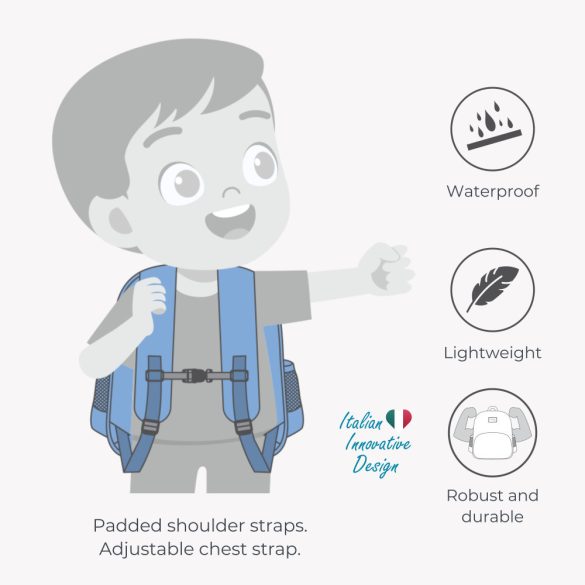 Nuvita detský batôžtek S - Grigio/Volpe 8740