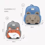 Nuvita detský batôžtek M - Azzurro/Orsetto 8741