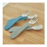 Nuvita lyžička a vidlička - English rose - 8472