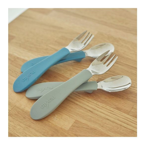 Nuvita lyžička a vidlička - English rose - 8472